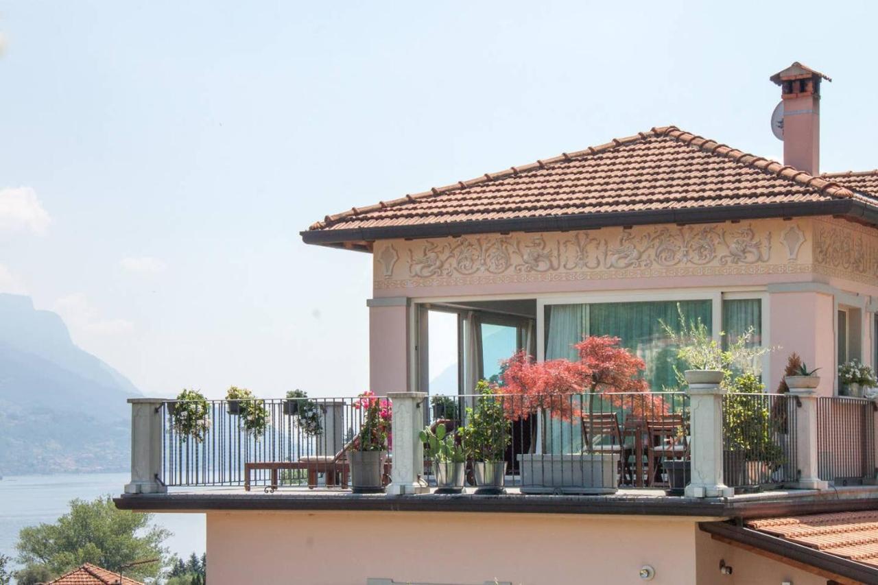 Miralago Apartments Villa Rosa Terrazza Белладжо Экстерьер фото